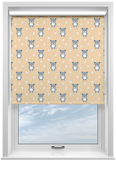 Teddy Trails, Cream - Roller Blind